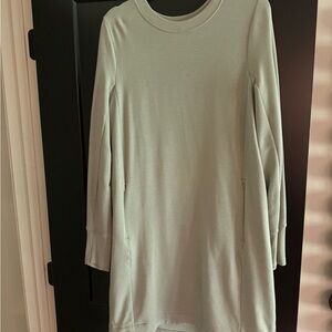 Athleta Light Green Long Sleeve Dress